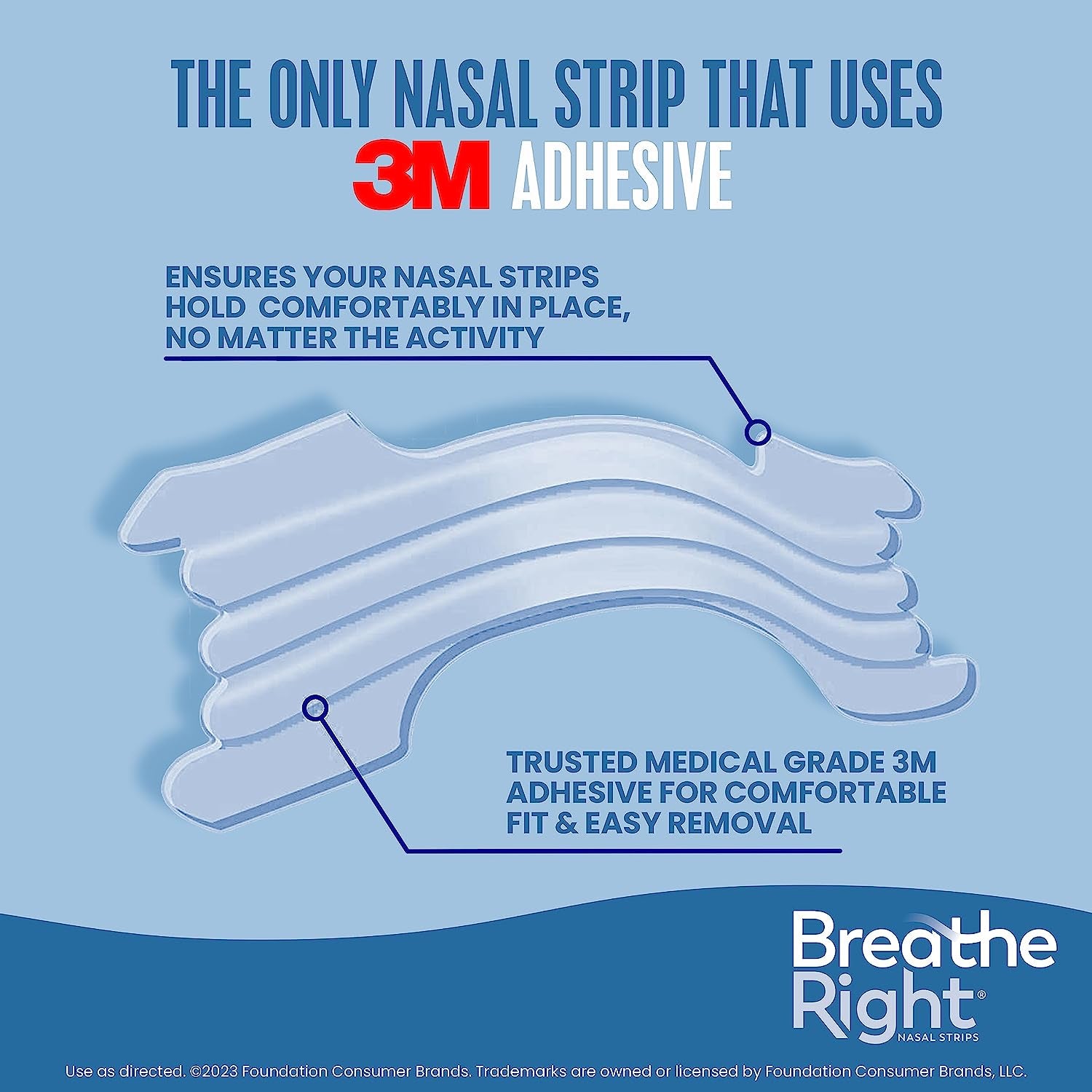Nasal Strips, Extra Strength Clear Nose Strips, Drug Free Nasal Congestion Relief for Better Breathing, Help Relieve Snoring, Caused by Colds & Allergies, Deviated Septum, 44Ct