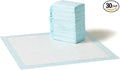 Leak-Proof Dog and Puppy Potty Training Pee Pads with Quick-Dry 5-Layer Super Absorbent Design, Regular Size 22 X 22 Inch, Blue & White, 100 Count