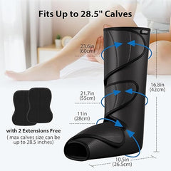 Leg Massager for Circulation and Pain Relief, Air Compression Calf Foot Leg Massagers with Handheld Controller, Legs Circulation Machine
