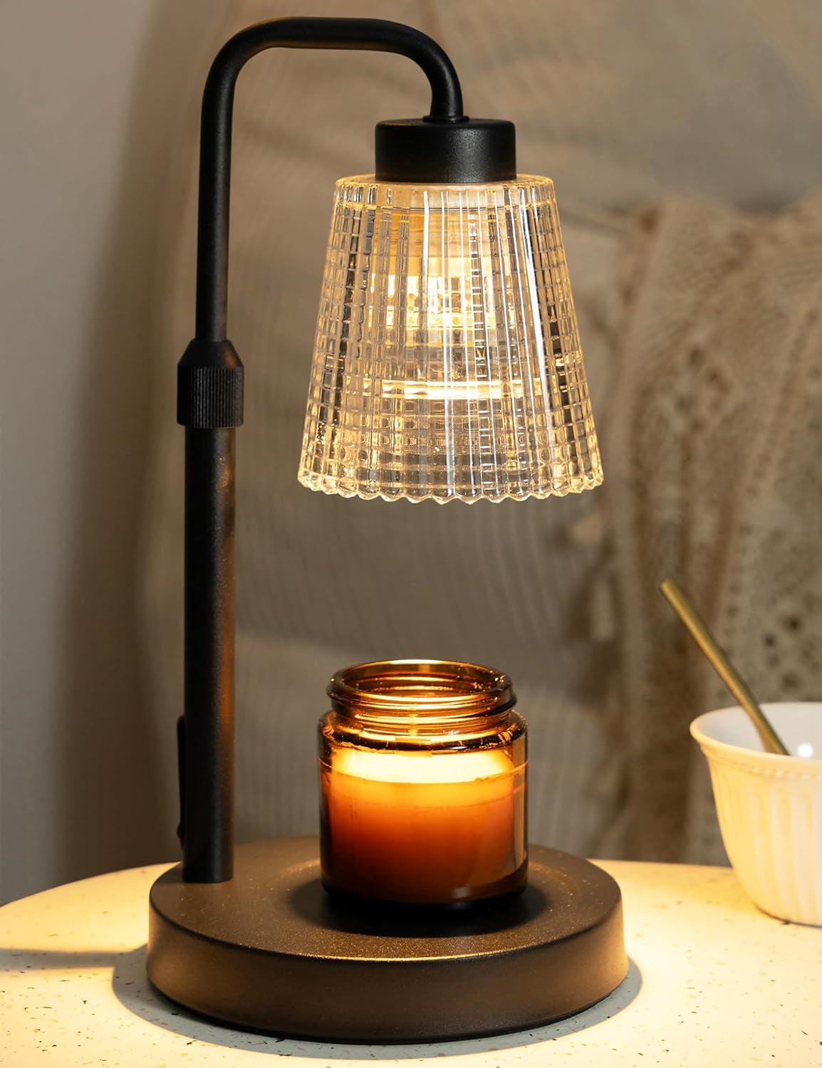 Candle Warmer Lamp with Cycle Timer, Birthday Gifts for Women Mom Her, House Warming Gifts New Home Room Decor, Wax Melt Warmer for Jar Candles with 2 Bulbs
